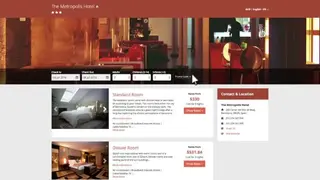 Siteminder Hotel Booking Engine screenshot