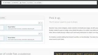 SiteOrigin Page Builder screenshot