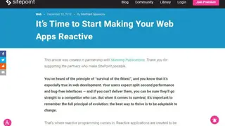 Sitepoint screenshot