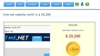Siteprice screenshot