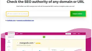 SiteProfiler screenshot
