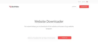SitePuller screenshot
