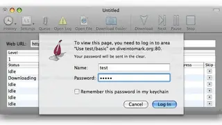 SiteSucker screenshot