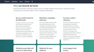 Sizmek Ad Suite screenshot