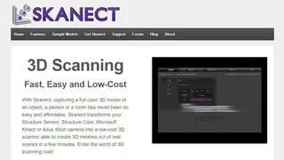 Skanect screenshot