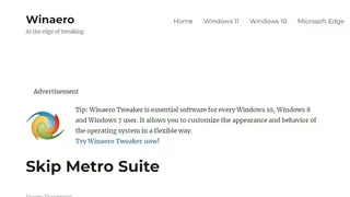 Skip Metro Suite screenshot