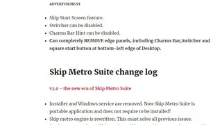 Skip Metro Suite screenshot