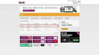 Skrill screenshot