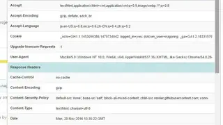 Sky Live HTTP Headers screenshot
