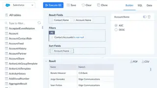 Skyvia Query Builder screenshot