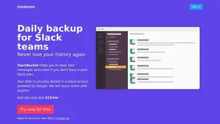 SlackBucket screenshot
