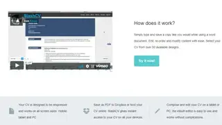 SlashCV screenshot