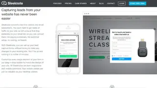 Sleeknote screenshot