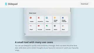 Slidepad screenshot