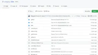 Slim Framework screenshot