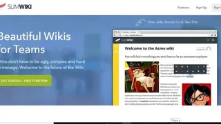 SlimWiki screenshot