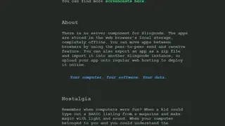Slingcode screenshot