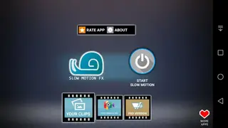 Slow motion video FX screenshot