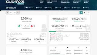 Slush Pool screenshot