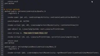 Smali/Baksmali screenshot