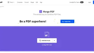 SmallPDF Merge PDF screenshot