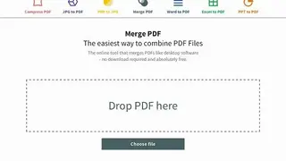 SmallPDF Merge PDF screenshot