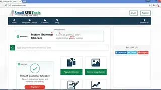 SmallSEOTools screenshot