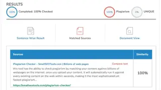 SmallSEOTools screenshot
