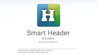 Smart Header screenshot