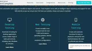 SmartBear TestComplete screenshot