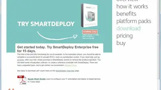 SmartDeploy screenshot