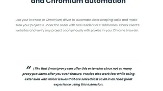 Smartproxy Extension screenshot