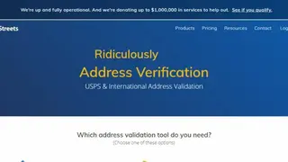 SmartyStreets Address Validation Services screenshot