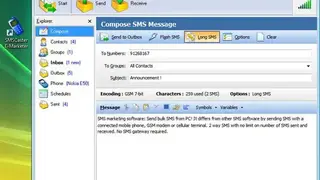 SMS Caster screenshot