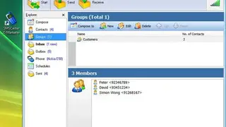 SMS Caster screenshot