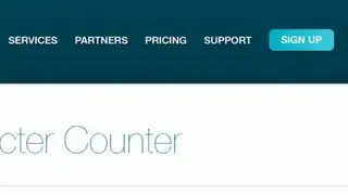 SMS Character Counter screenshot