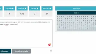 SMS Character Counter screenshot