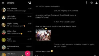 SMS Texting from Tablet & Sync screenshot