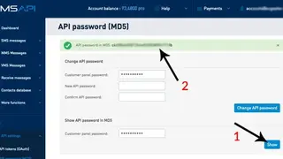 SMSAPI screenshot