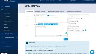 SMSAPI screenshot