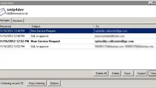 Smtp4dev screenshot