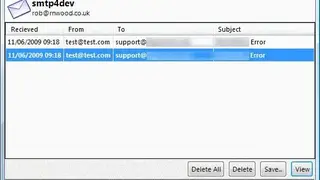 Smtp4dev screenshot