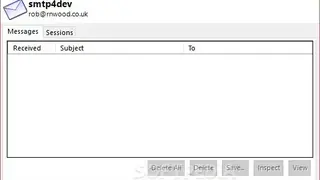 Smtp4dev screenshot