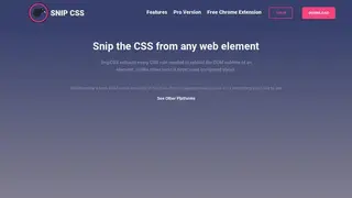 SnipCSS screenshot