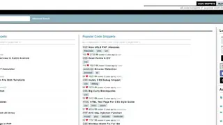 Snipplr screenshot
