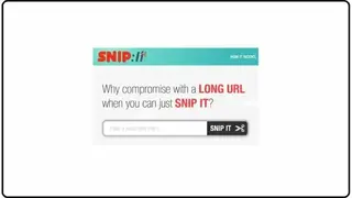 Snipurl screenshot