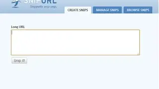 Snipurl screenshot