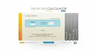 Snow Day Calculator screenshot