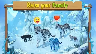 Snow Leopard Family Sim Online screenshot