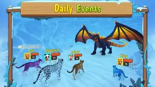 Snow Leopard Family Sim Online screenshot